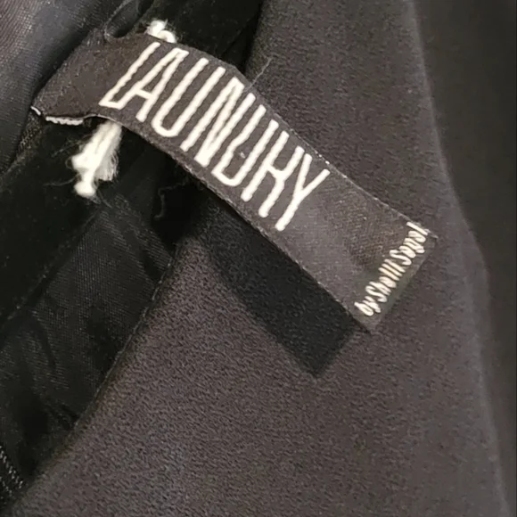 LAUNDRY by Shelli Segal Solid Black dress size 14 - Picture 2 of 9